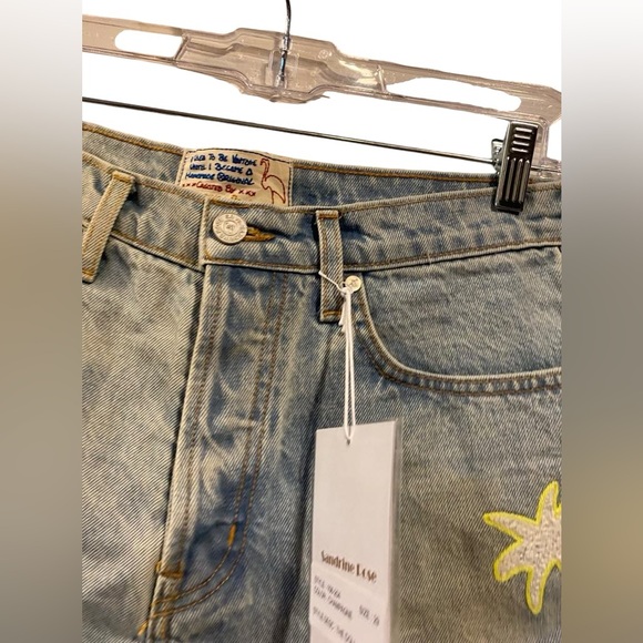 NWT Free People denim Jean shirts Size 29 - Picture 2 of 7